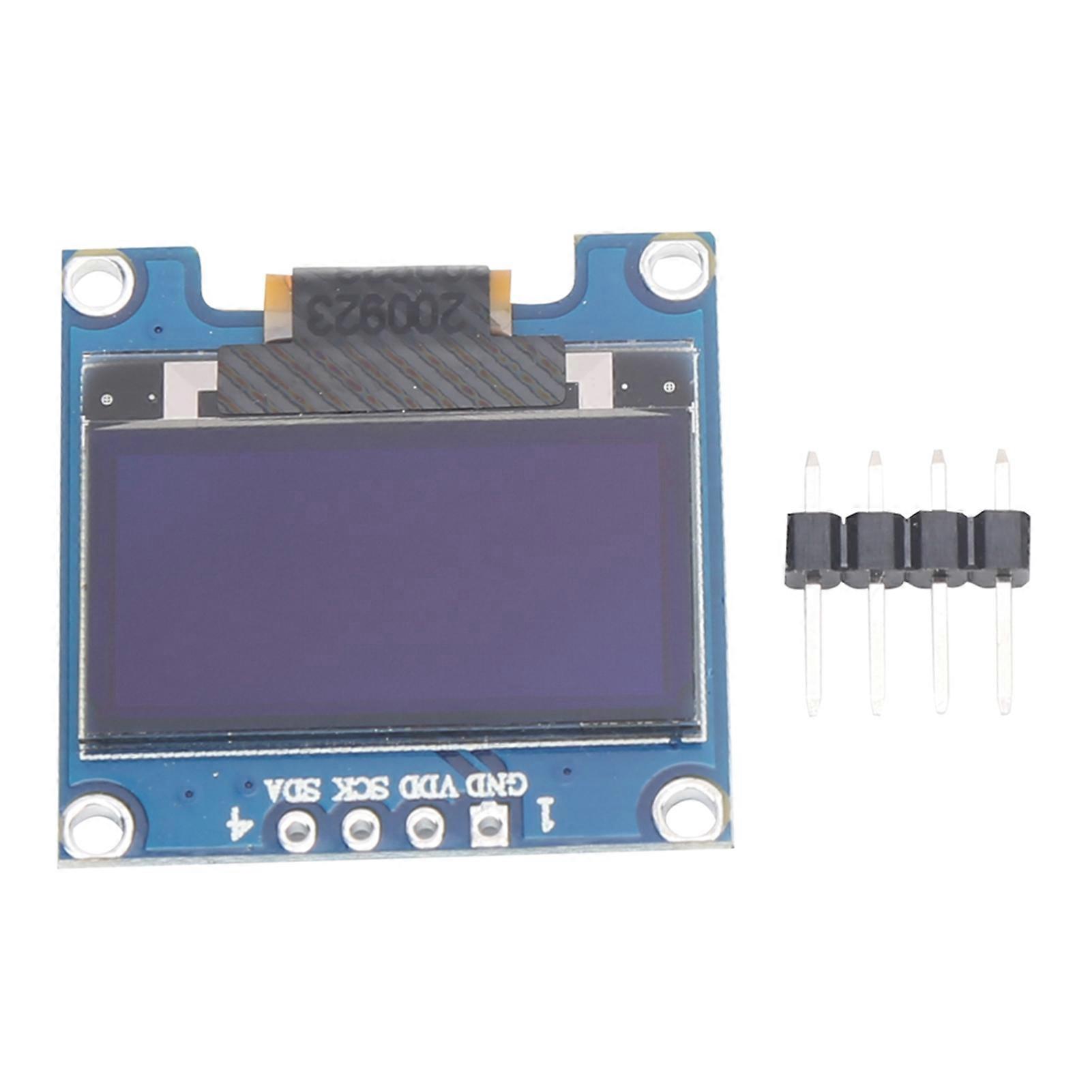 OLED-Display-Modul Weiß IIC-Kommunikation Kleines elektronisches Bauteil 0,96 Zoll