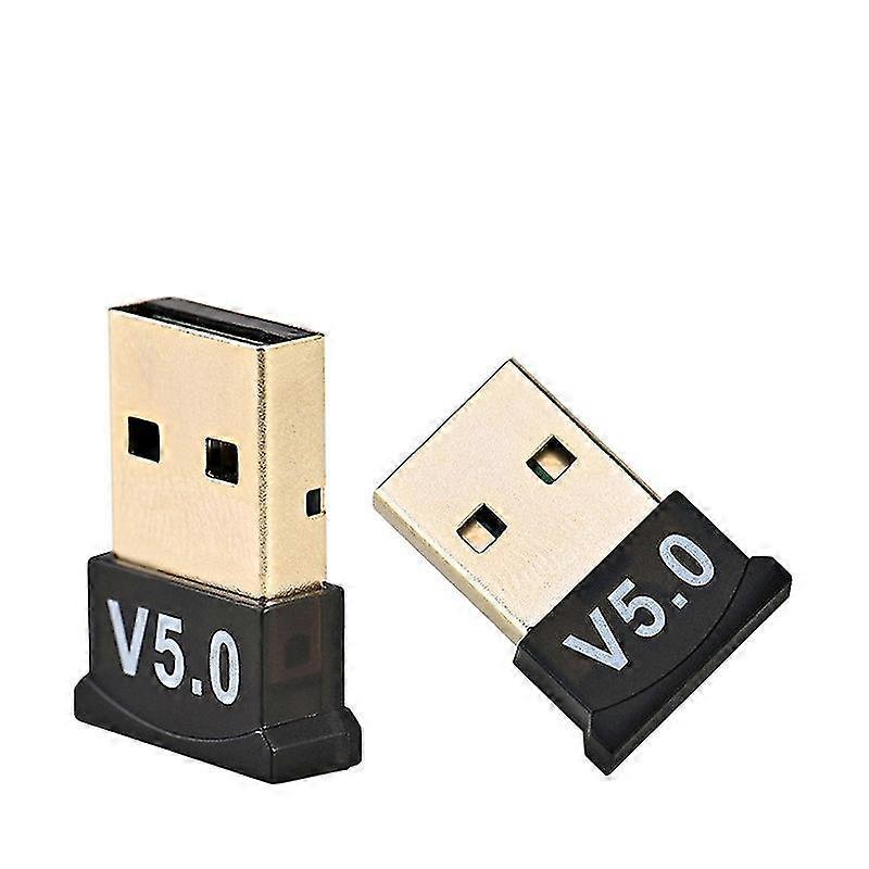 Bluetooth 5.0 Dongle Black 2 x Bluetooth USB Dongle PC Bluetooth Adapter Fixed Tower Joystick Headset Speaker Mouse Keyboard Printer Compatible wi