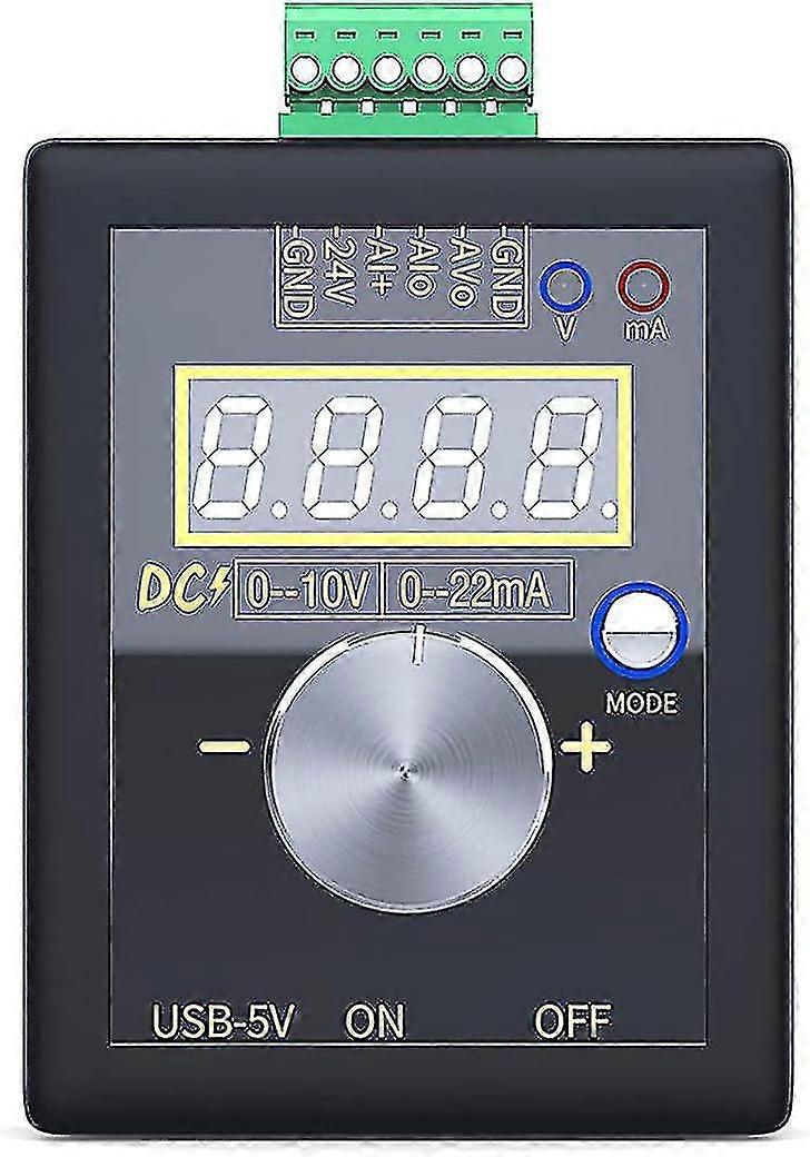Signal Generator, Handheld Analog Simulator Digital 0-10v/0-4-20ma For Current Voltage Signal Generator For Plc And Panel Debugging Device Testing Flo
