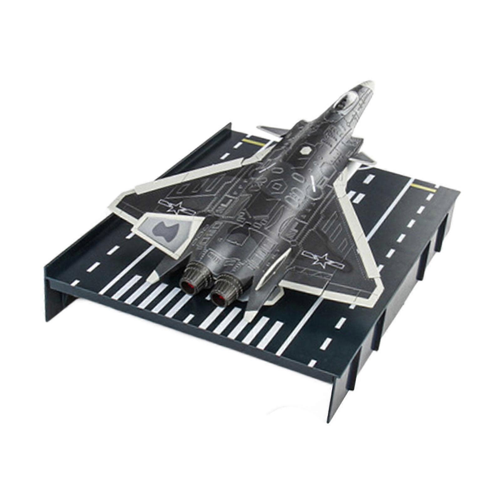 1/72 نموذج المقاتلة هدية محاكاة نموذج طائرة دييكاست لطائرة منزلية مكتبية على الجرف مع المسار