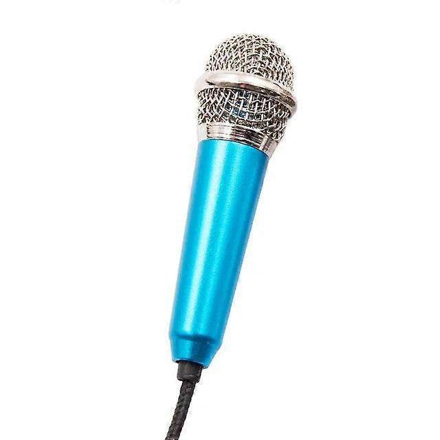 Portable 3.5mm Stereo Studio Ktv Karaoke Mini Microphone For Cell Phone Pc Mic