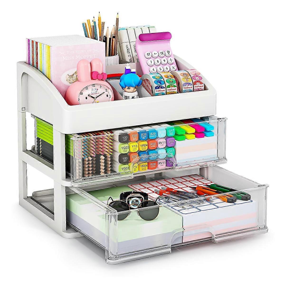 Storage Drawer Tabletop Storage Box Socks Drawer for Home Bedroom TransparentNEW1