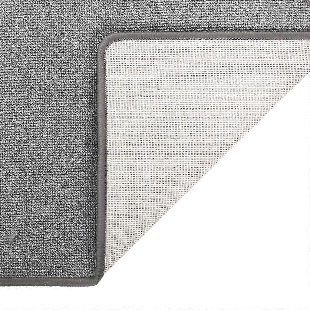 vidaXL Tapete Runner Cinzento Escuro 50x150 cm