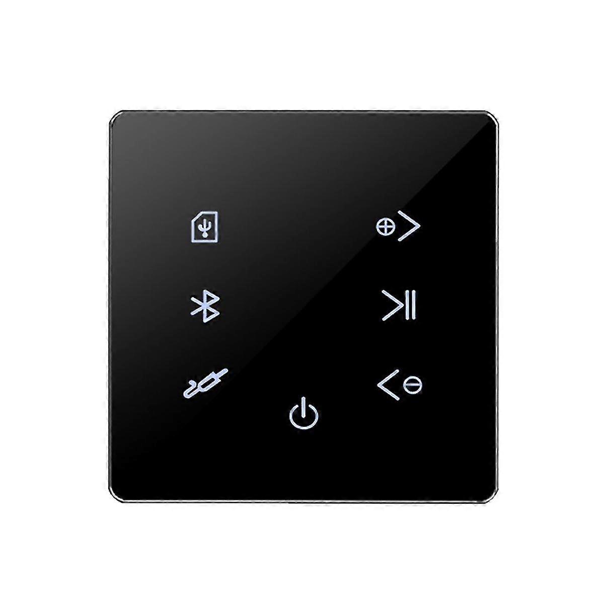 Bluetooth Amplifier In Wall Usb Sd Card Music Panel Smart Home Background Stereo For Hotel Restaura
