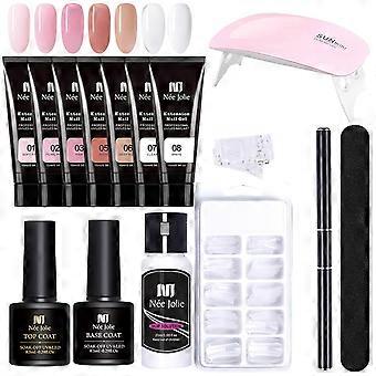 Nail extension gel set, nails nail kit, nail polish, colour gel with 15ml SZS0541