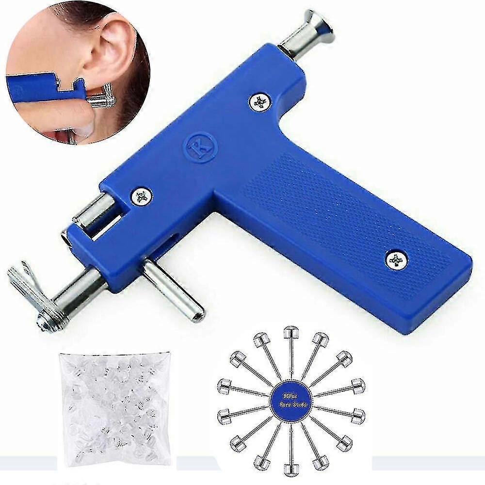 Ear Piercing Gun Ear Nose Navel Gun Machine With 98 Pcs Studs Kit Xxf