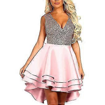strapless open back dress Hot Pink Off-the-Shoulder Sequin Short Dress – Elegant Corset Mini Dress  for Party & Cocktail