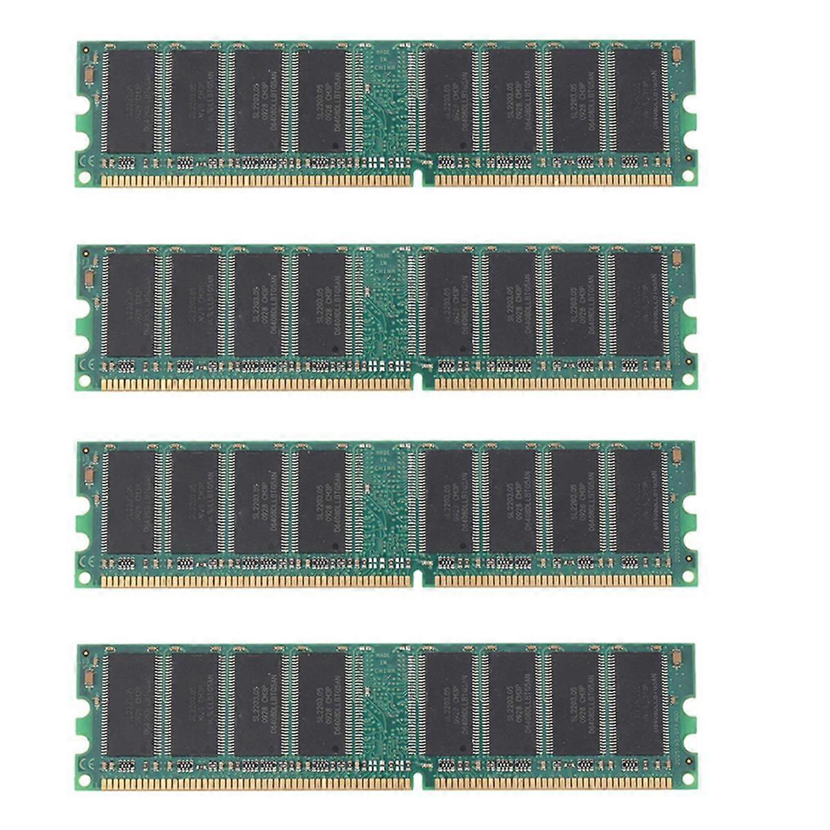 4X Xiede Desktop Pc Memory Ram Module Ddr 400 1Gb Pc-3200 Ddr1 184Pin Dimm 400Mhz X001