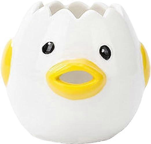 Cartoon Egg Separator Mini Egg White and Yolk Separator Practical and Simple Ceramic Egg Separator Suitable for Kitchen Baking Small Tools