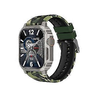 Smart Watch Tw11 Men Bluetooth Call Screen Compass Sports Music Weather Silver
