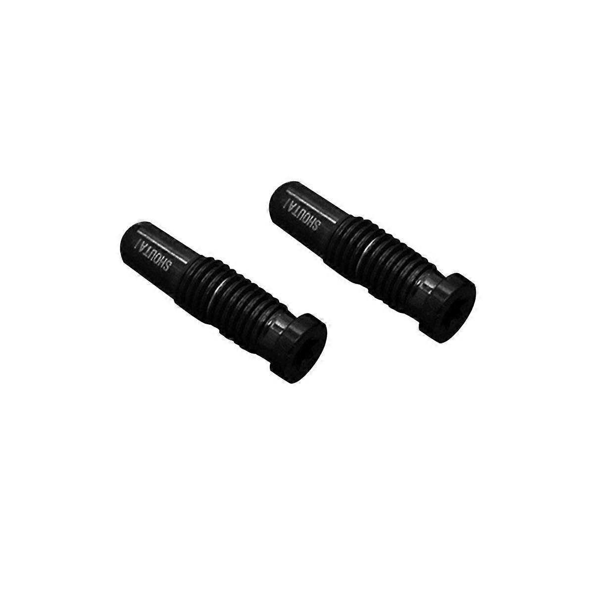 2Pcs Mountain Bike Handbrake Handle for Titanium Alloy Screw Repair Parts-Black
