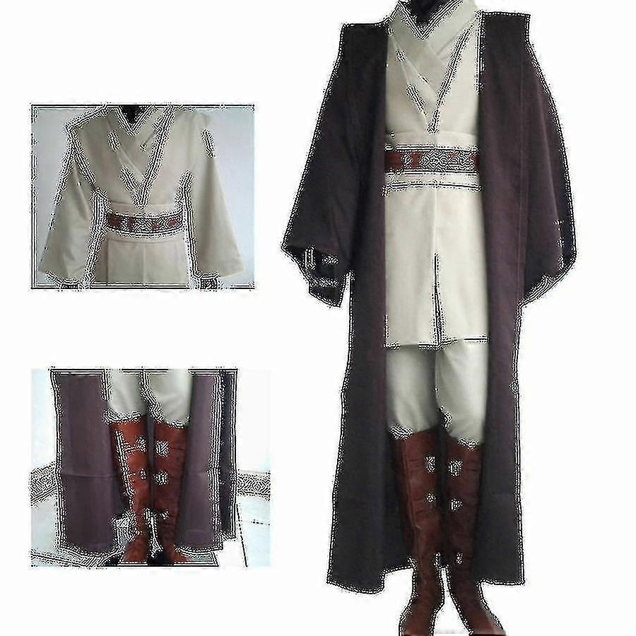 スターウォーズオビワンケノービジェダイナイトアダルトコスチュームマントスーツハロウィン - JA