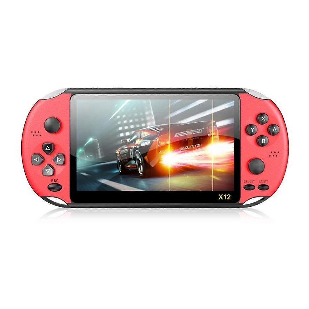 X12 Handheld Game Console 5.1 inch HD Screen Portable Retro Video Gaming Player Built-in 1000+ Classic Games