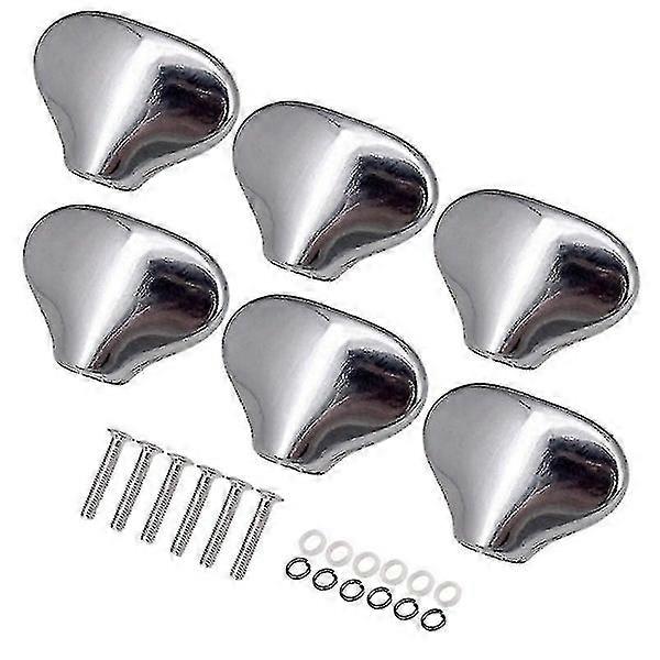 Guitar Tuning Peg Caps - 6pcs Replacement Tuner Buttons