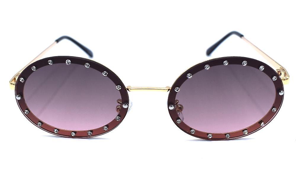 Pink / Guld solbriller - Ice Edition