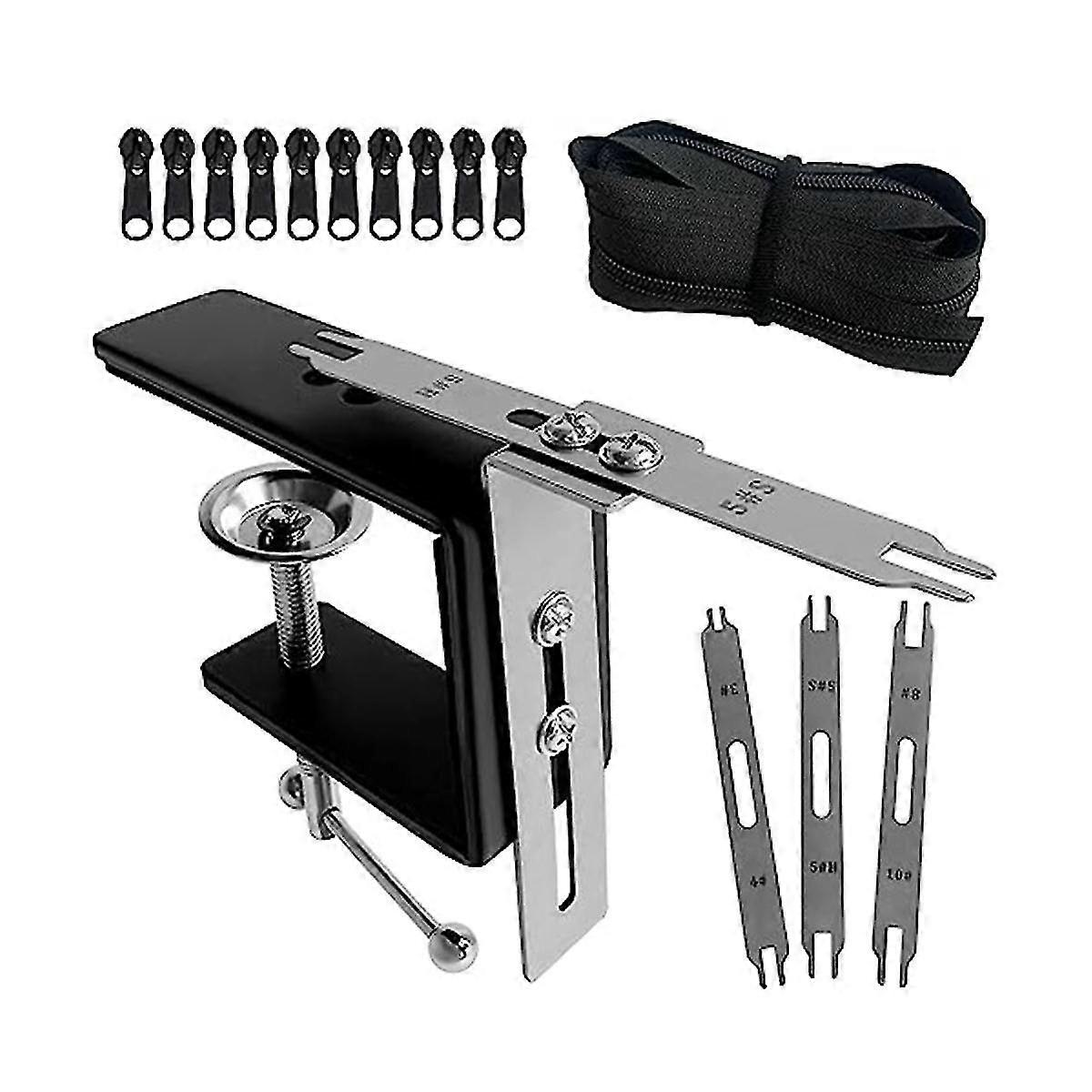 Zipper Jig Sliders From 2.5 To 10. Give 3-foot Bulk Zipper, Made Of Stainless Steel Material
