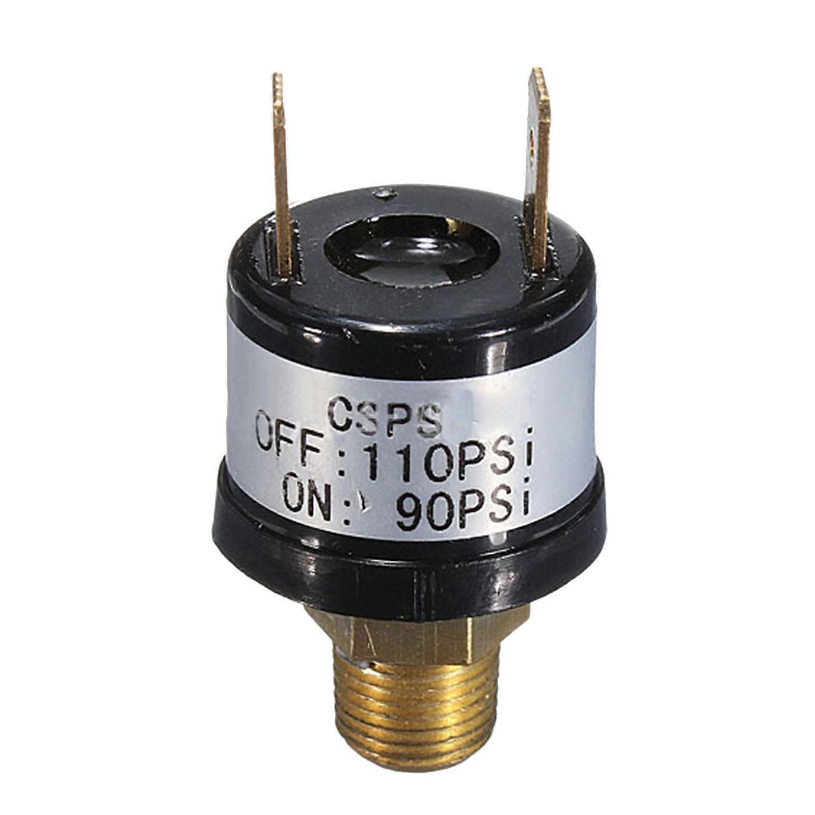 90-110 PSI ضاغط الهواء التحكم في الضغط التبديل صمام القرن 1/8 '' 12V / 24V جميلة