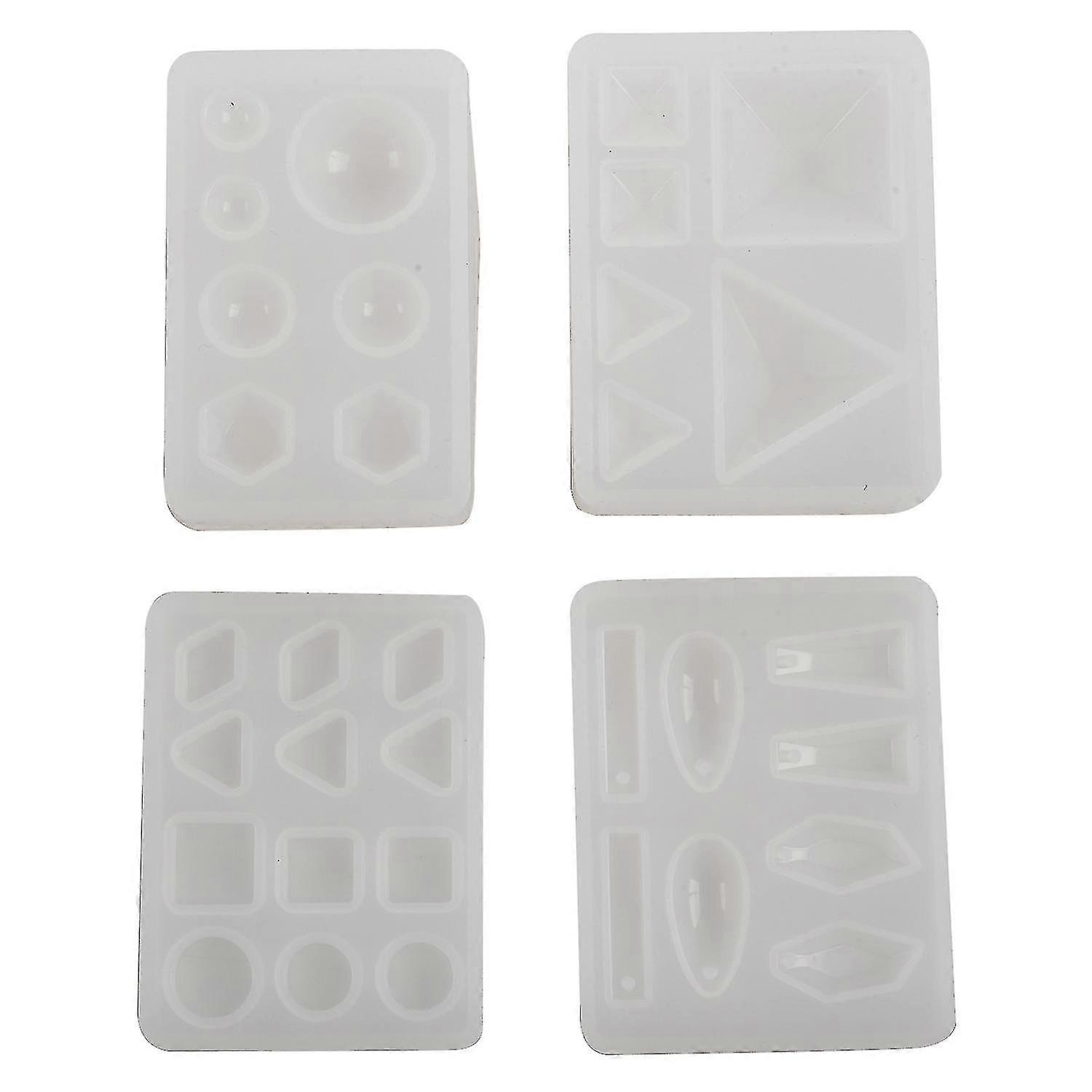 Silicone Mold Diy Geometric Triple-cornered Mirror Craft Molds Tool
