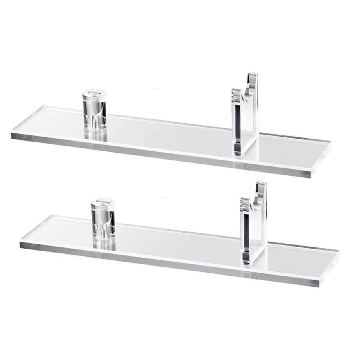 2Pcs επίδειξη μαχαιριών ακρυλική επίδειξη μαχαιριών περίπτωση Desktop Knife, ενιαίος κάτοχος μαχαιριών για το σπίτι Δεκ