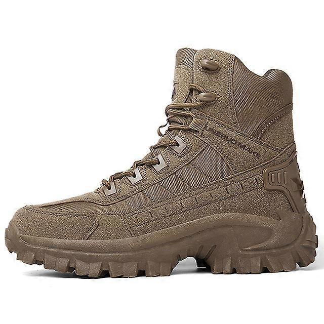 JWL- Men Seasons Anti-Slip Male Casual Shoes Outdoor Trekking Shoes Durable  Military Tactical Boots Shoes Size 39-46