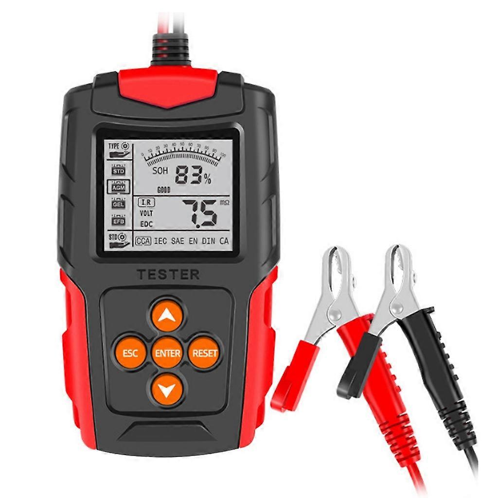 Car Battery Tester Detector 12V 24V Battery Charging Tester Power Detection