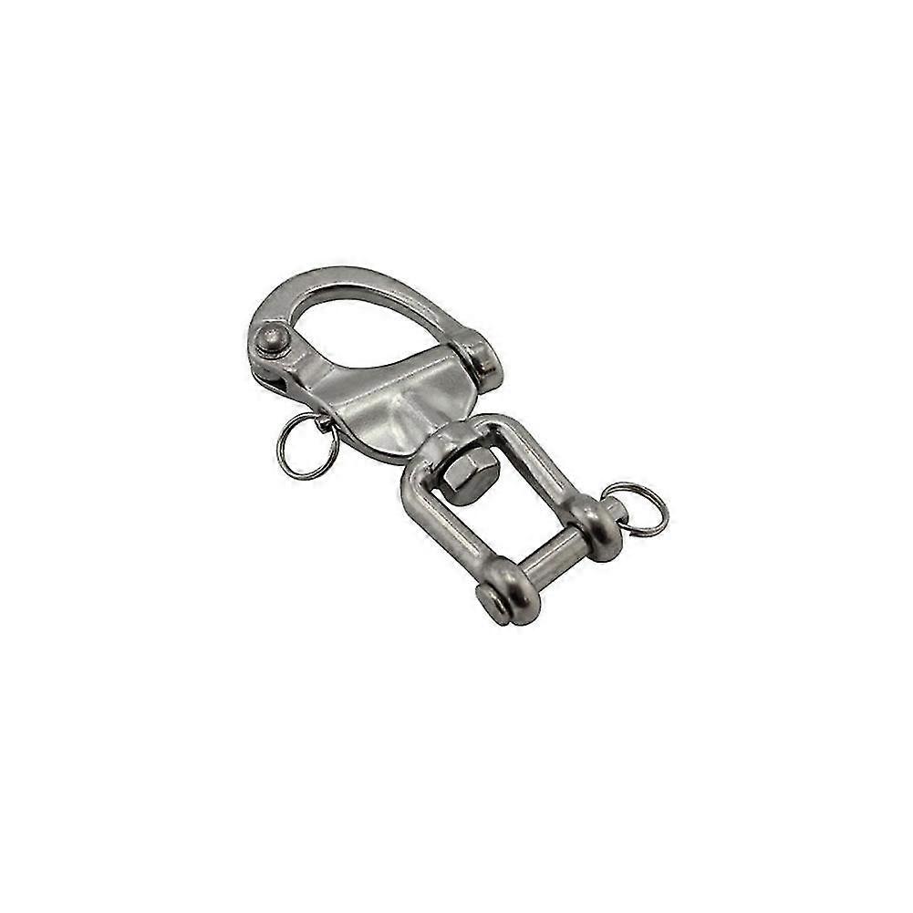 316 Ασφάλεια Clevis ανοξείδωτου Περιστρεφόμενη Snap Shackle Rigging Metal Big αλυσίδα Link Locking Shackles Ασήμι