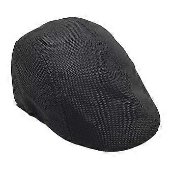 Men Summer Visor Hat Sunhat Mesh Running Sport Casual Breathable Beret Flat Cap