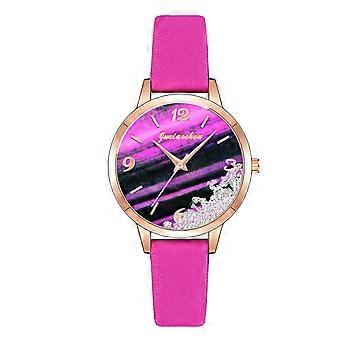 Juxiaosho Women Fashion Watch Clock Stainless Steel Casual Dress Wrist Crystal
