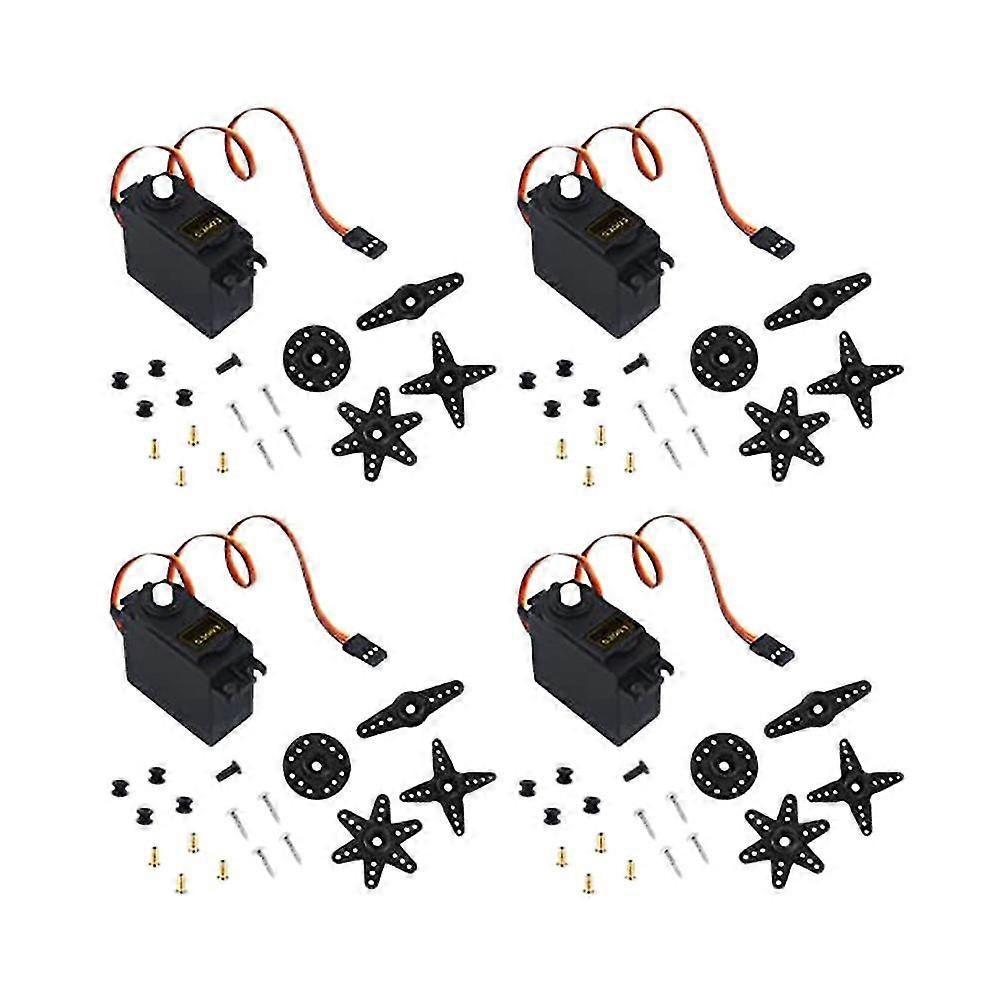 4pcs S3003 Motor Standard Rc High Speed For Smart Car Robot Boat Rc Helicopter