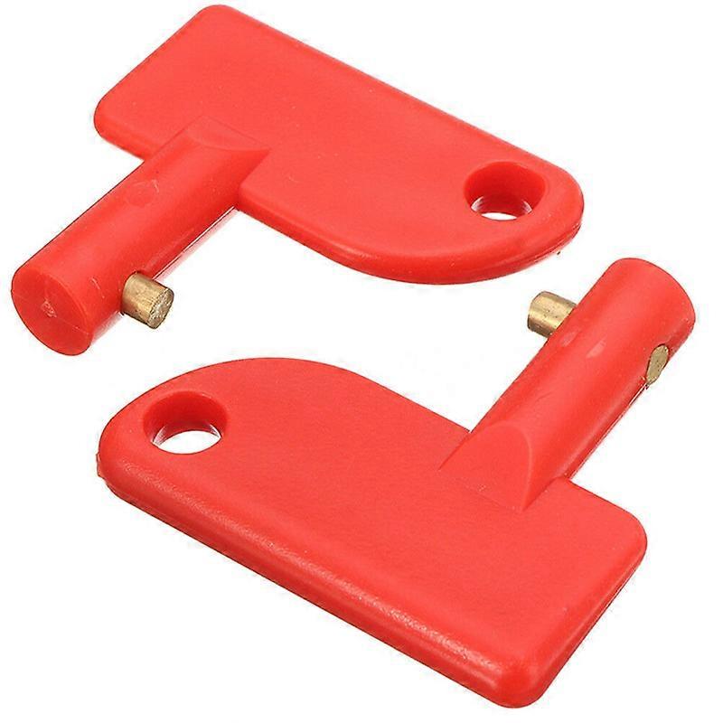 Lot de 10 Cl d'interrupteur de Coupure de Batterie de Voiture, Cl Coup Circuit Batterie Voiture, Cl de commutateur d'isolateur pour Auto Marine B