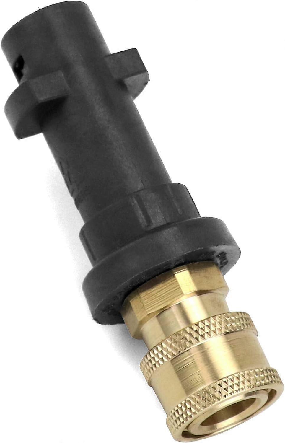 Pressure Washer Gun Adapter, 1/4" Brass Quick Connect, Compatible with Krcher K2, K3, K4, K5, K6, K7 Series3*9cm