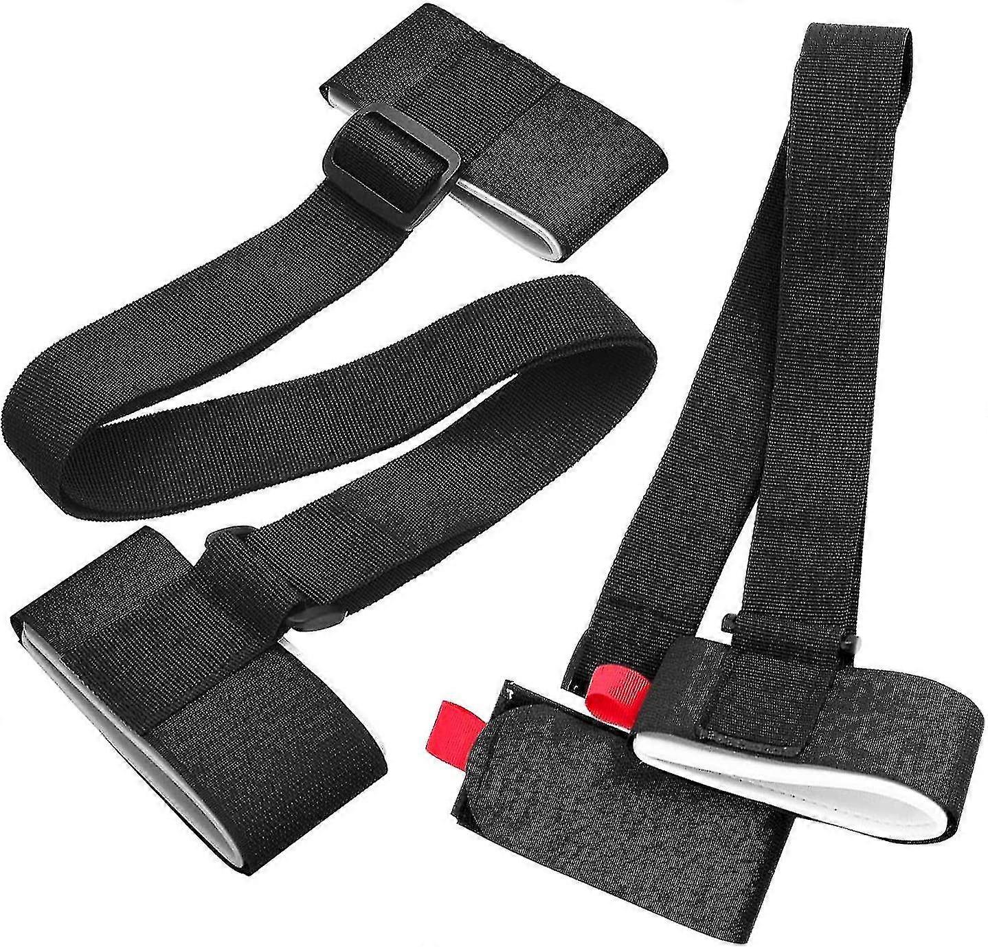2 Pieces Ski Carrier Adjustable Shoulder Strap Ski Strap For Ski Carrying
