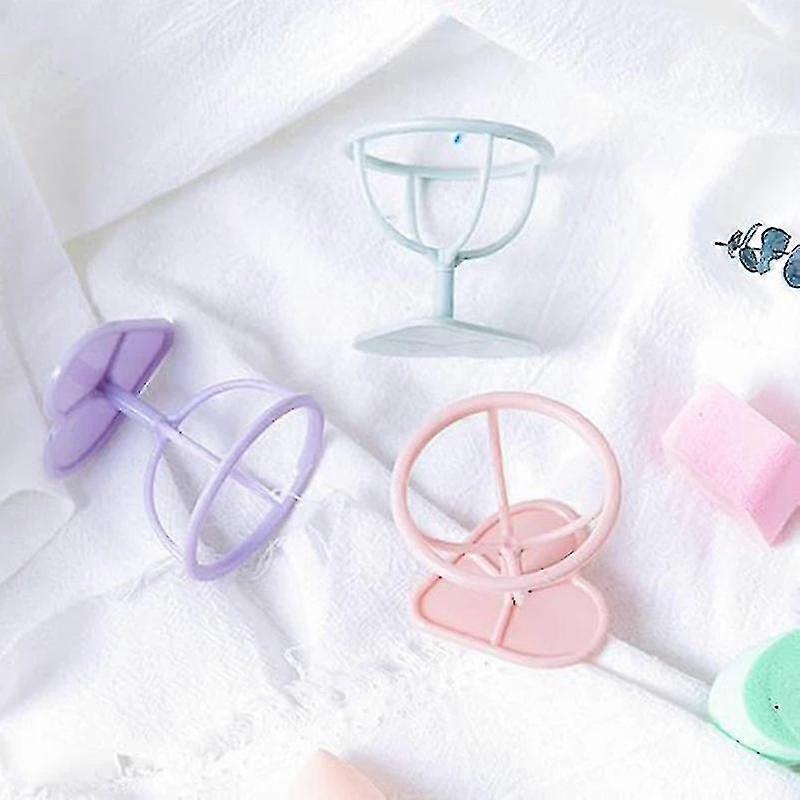 1 Pc Makeup Powder Puff Blender Storage Rackbeauty Sponge Drying Stand