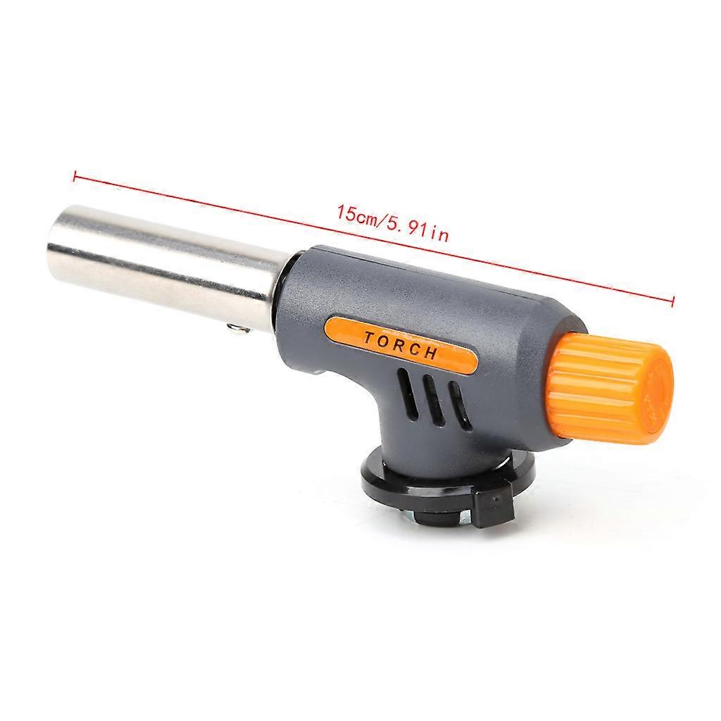 Portable Camping Welding Gas Torch Flame Gun Flamethrower Butane for Burner Wind