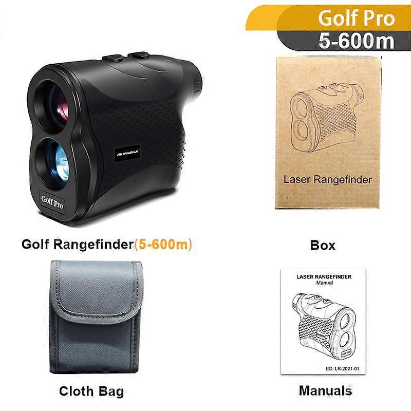 Professional Golf RangeFinder With Slope Trajectory Compensation and Vibration Feedback