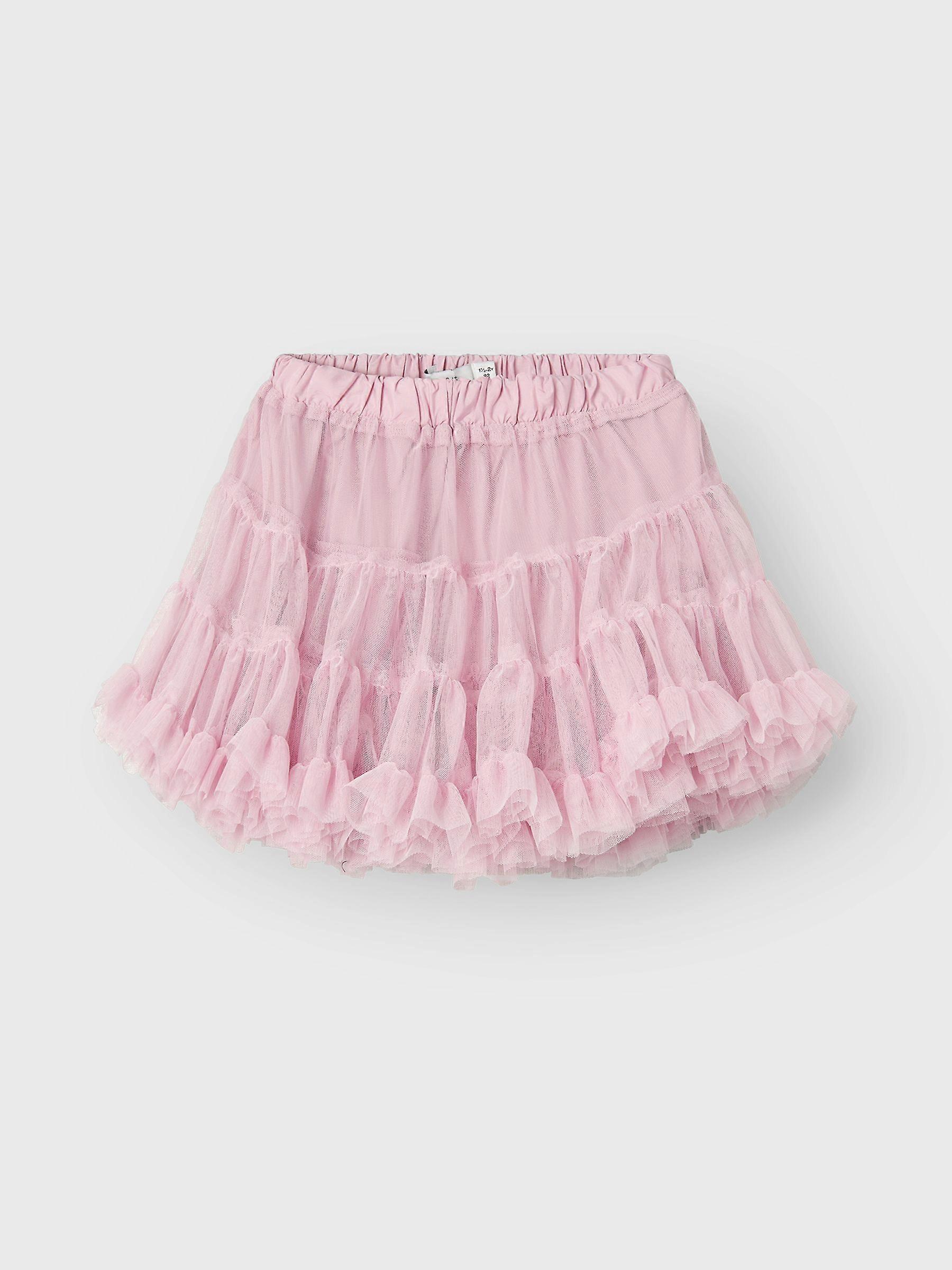 NAME IT Mädchen Rock Tüll Kurze Länge Polyesterfutter Eleganter Partylook Skirt