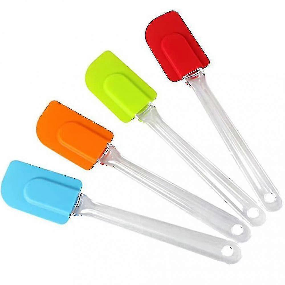 Cookware Sets 4pcs Heat Resistant Flexible Silicone Spatulas Cake Spatula Scraper Cooking
