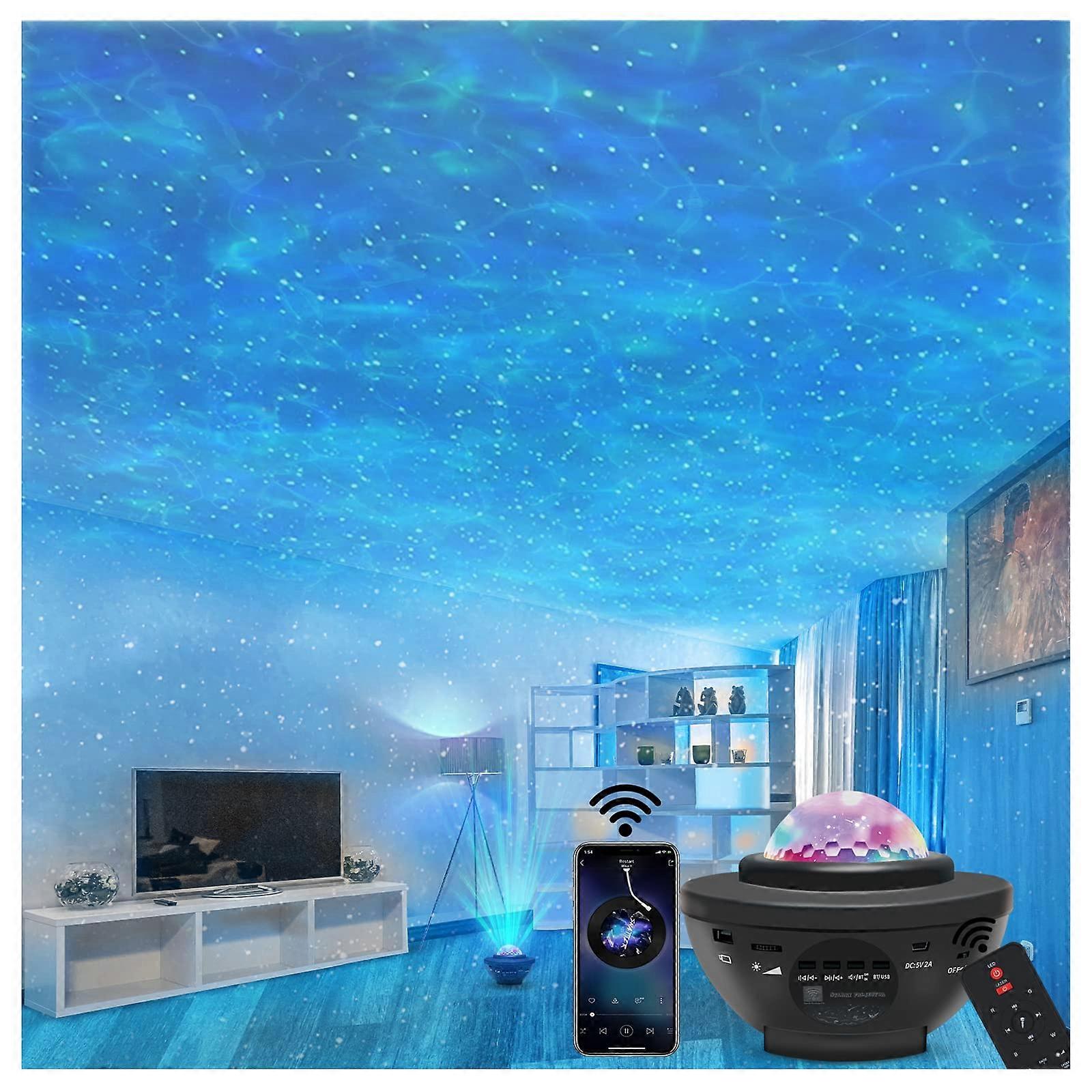 Star Projector LED Galaxy Light Projector Bluetooth conectar