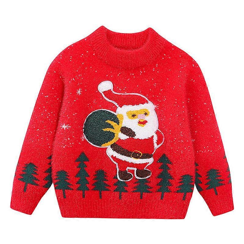 Elves Ugly Christmas Sweaters for Babies and Toddlers - Cute Santa Claus and Patterned Pullovers