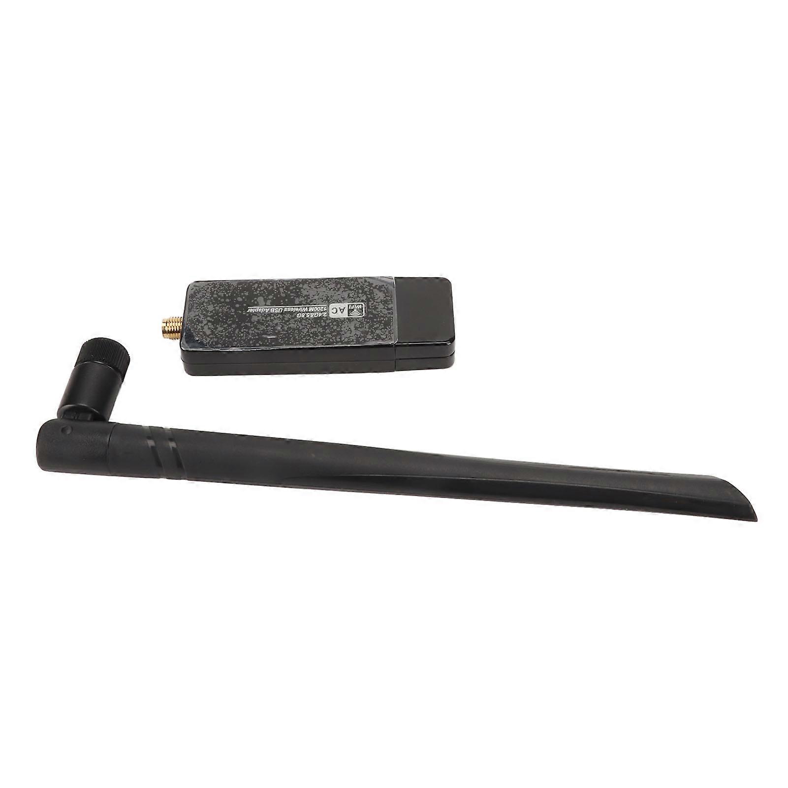 Placă de rețea wireless W50L 5DB RTL8812AU Adaptor WiFi cu interfață USB 3.0 dual band 1200M pentru Android pentru Windows