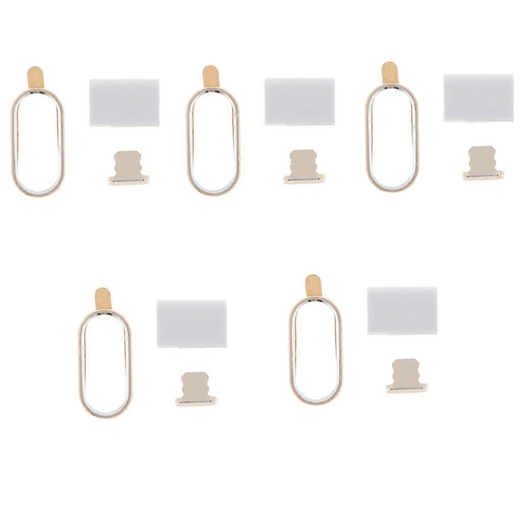 5 Set Back Camera Protective Lens Case Ring Cover For X Accessories - Gold
