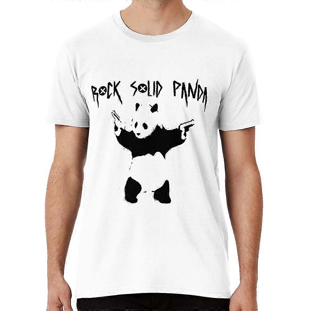 Rock solid panda Crew Neck Triko vikki rae burns ruve popleniny zve