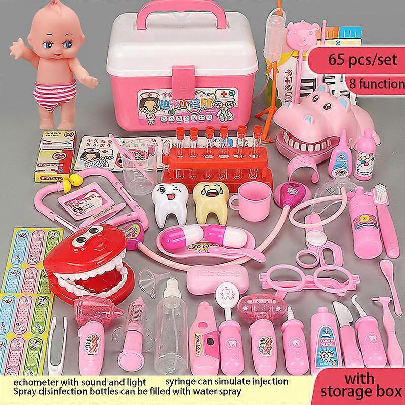 Προσποιηθείτε ότι παίζετε το ηχόμετρο παιχνιδιών Doctor Educationa για τα παιδιά Ιατρική προσομοίωση Ιατρική στήθος που για τα παιδιά Ανάπτυξη ενδιαφέροντος