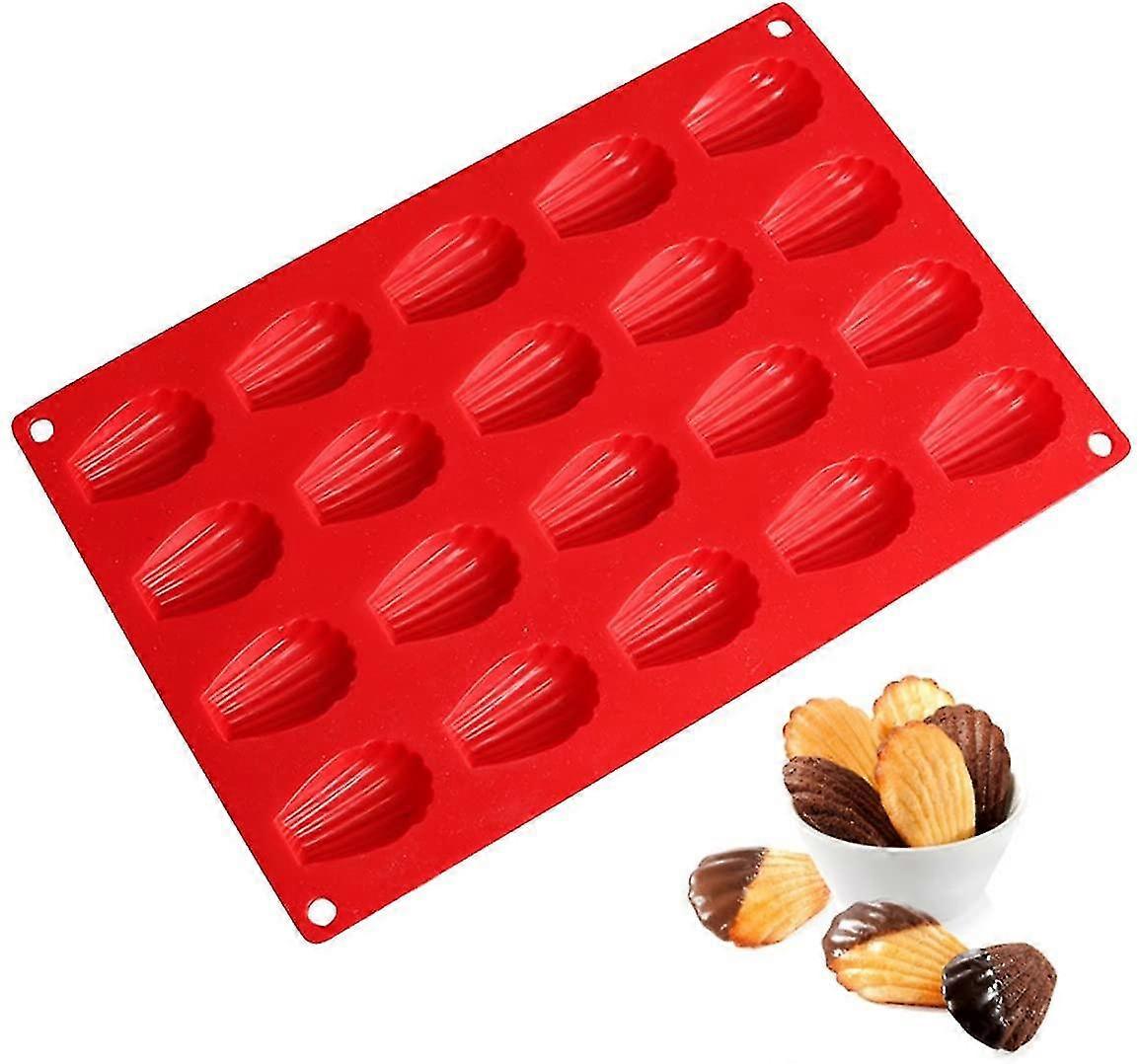 Silicone Madeleine Baking Pan With Non-stick Coating