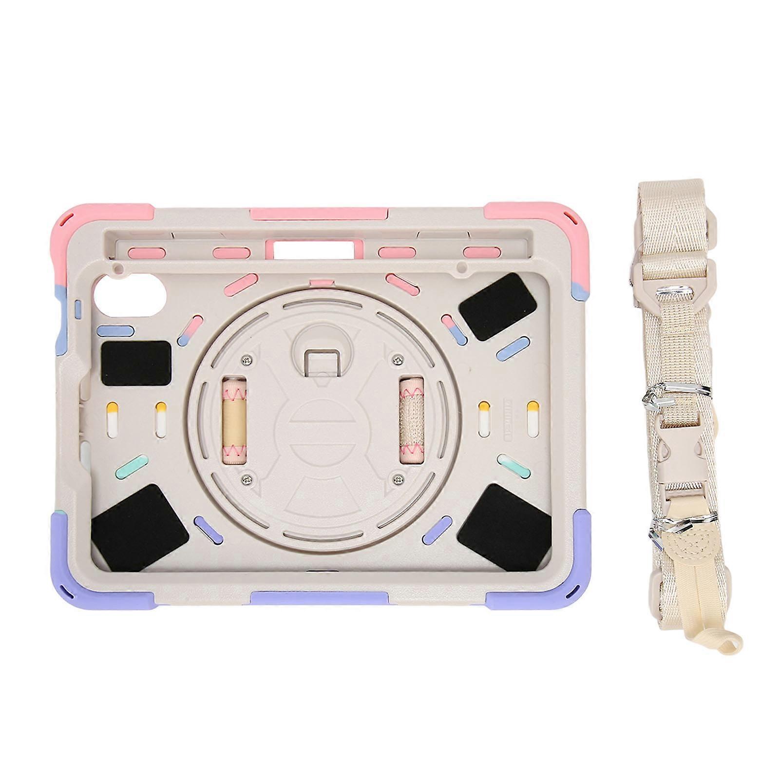 Tablet Protective Case for IOS Mini 6 3 Layer Drop Protection Tablet Case with Hand Strap Kickstand Shoulder Strap