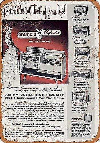 Sinal de placa de parede de bronzeamento Antigo 8x12 polegadas OU 12x16 polegadas Modo 3182