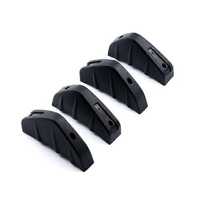 4pcs Universal Carbon Fiber Car Modified Rear Bumper Diffuser Spoiler BlackRed ABS Rear Bumper Lip Diffuser Anti-collision