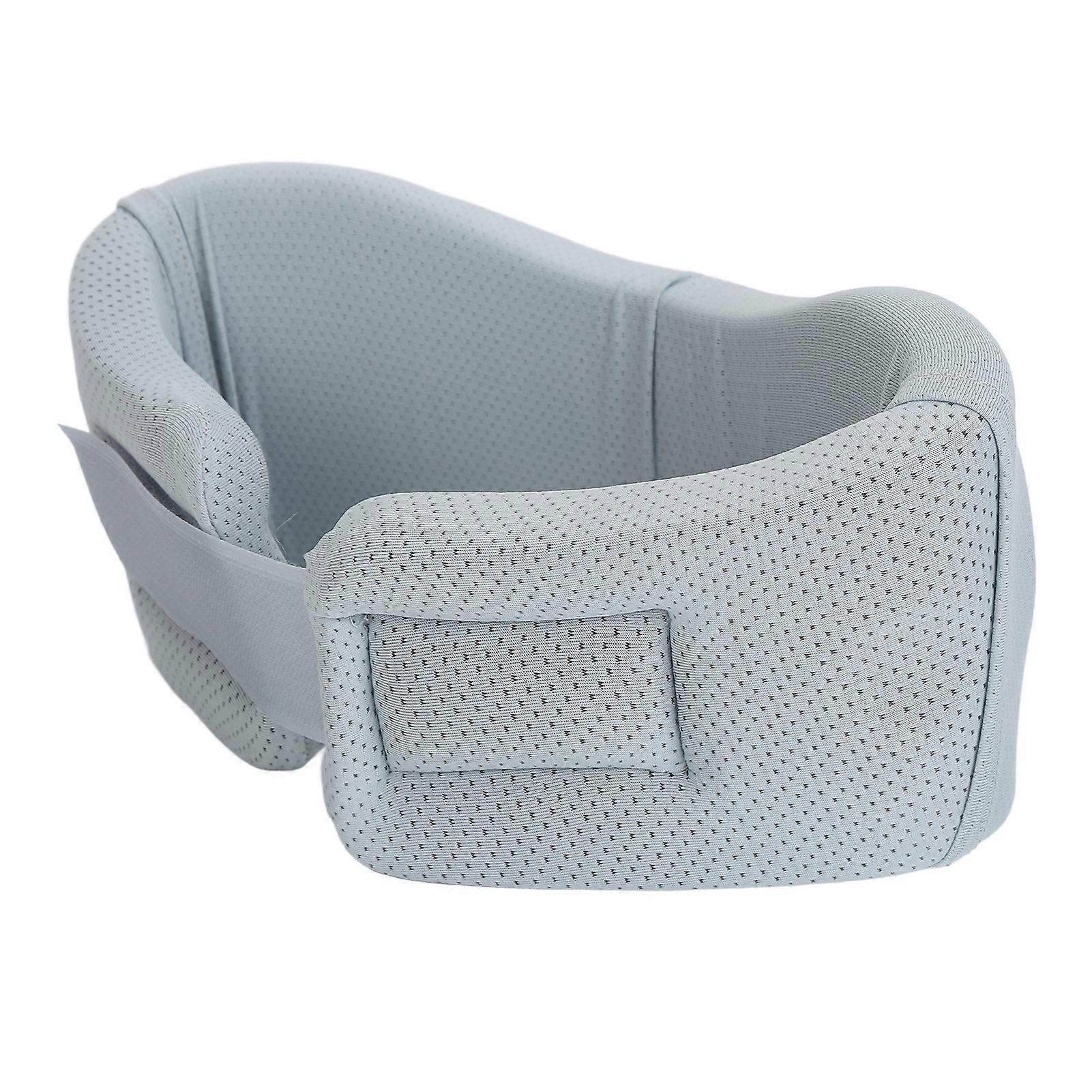 Ergonomic Curved Soft Foam Neck Brace for Travel with Ventilation Neck Support