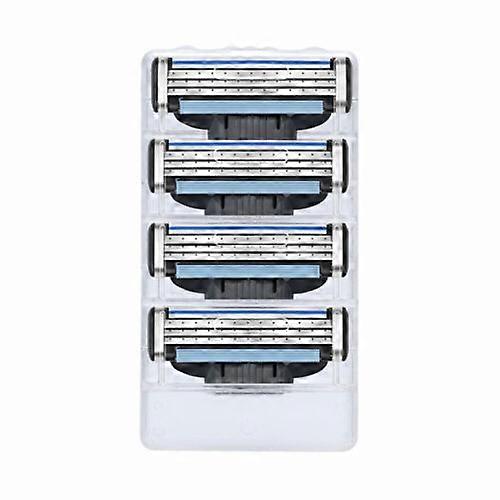 4/8/16PCS for Gillette MACH 3 barberblader Utskiftninger i rustfritt stål