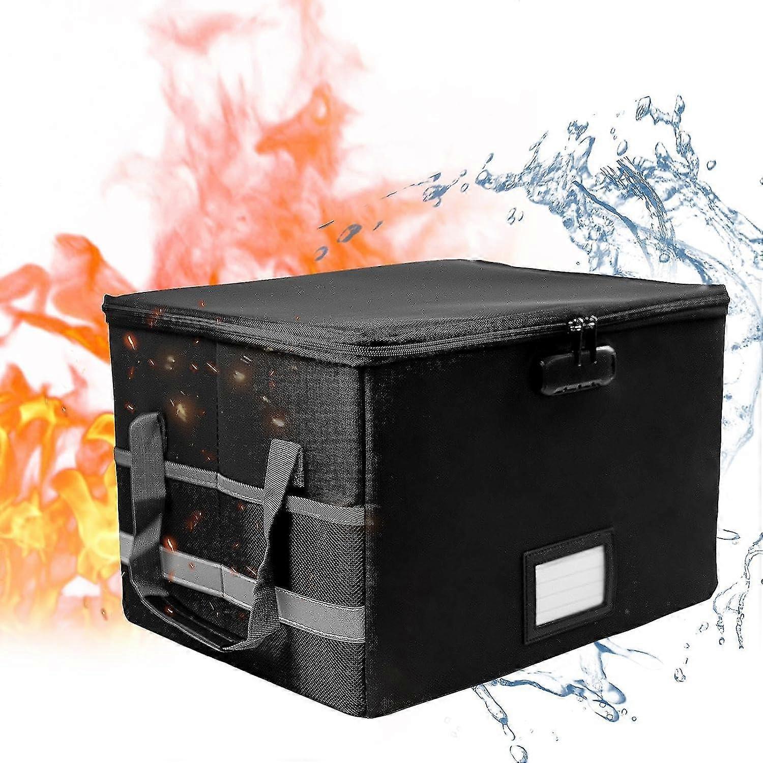 Fireproof Box File For Documents | Waterproof Fireproof File Storage Box | Portable Fireproof Document Bag With Lock